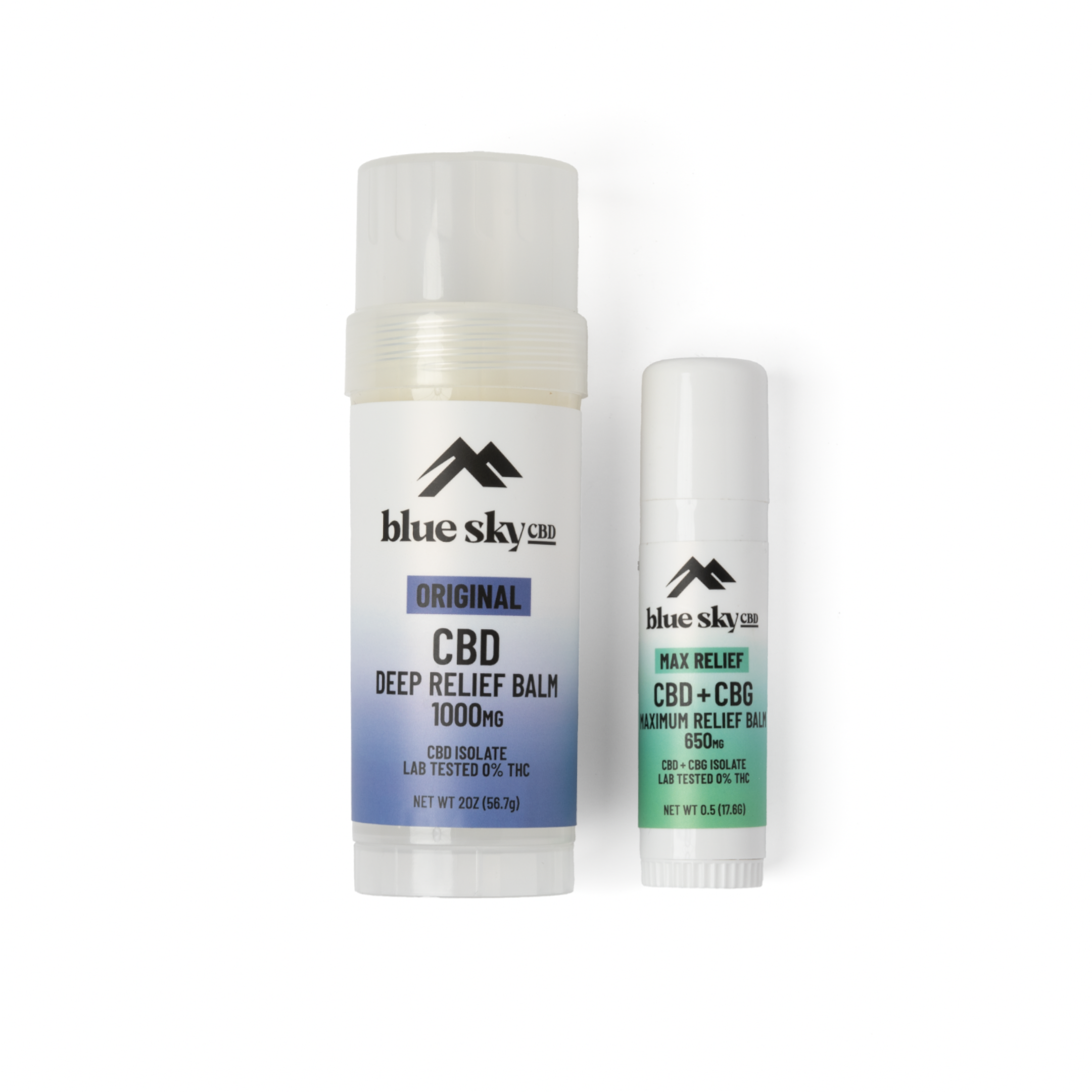 Deep Relief CBD Balm + Max Relief CBD Balm Dual Pack | Blue Sky