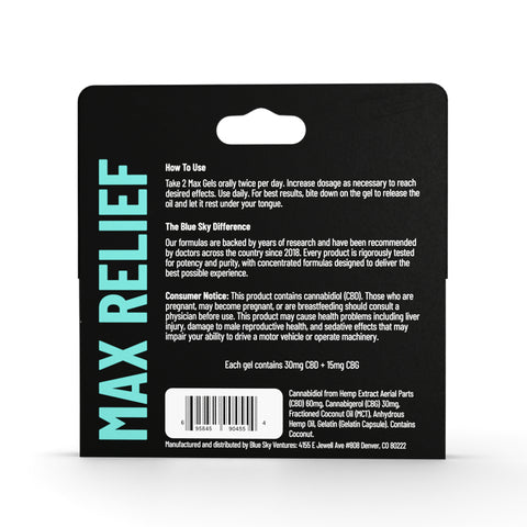 Max Relief Gel - Sample Pack