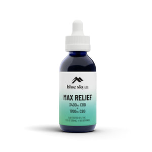 Max Relief Oil on white