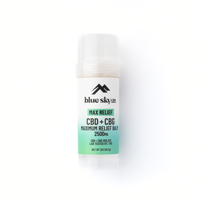 Max Relief Balm on white
